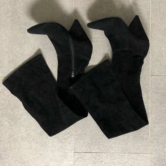 SOLD Isabel Marant Suede Over the Knee Junee Boot - Picture 7 of 7